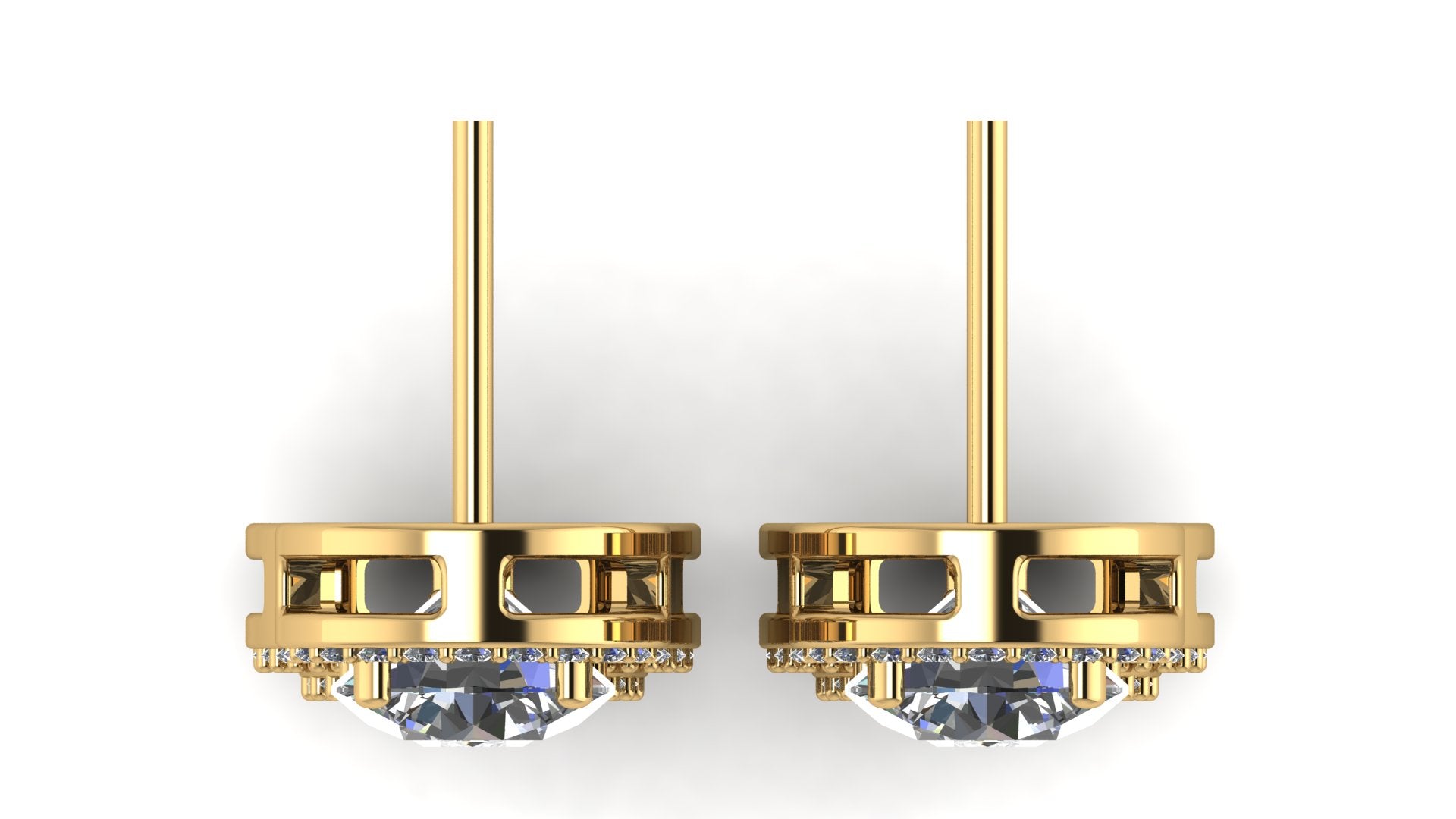 Aretes de diamantes - Ana
