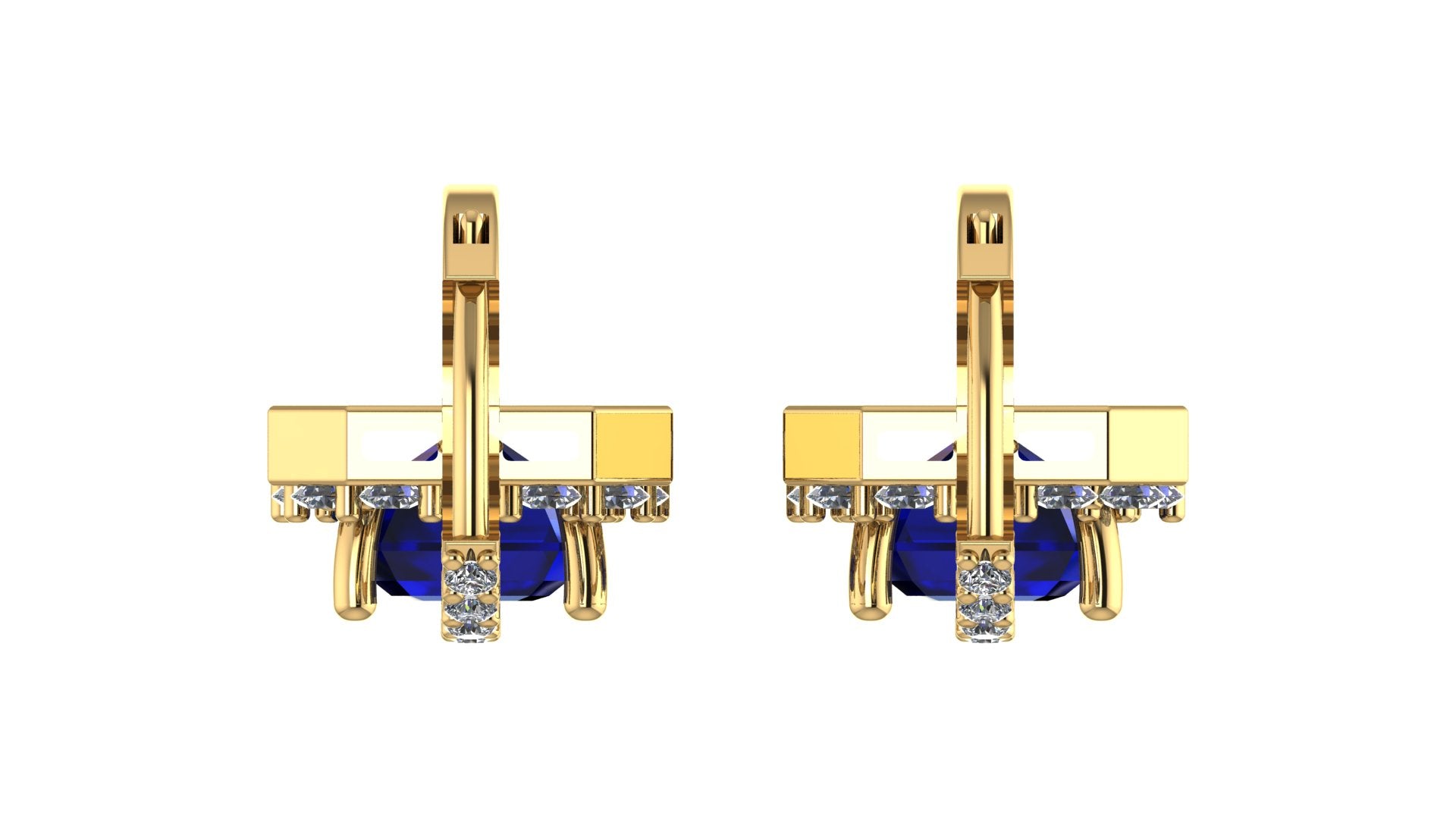 Aretes de diamante - Ximena