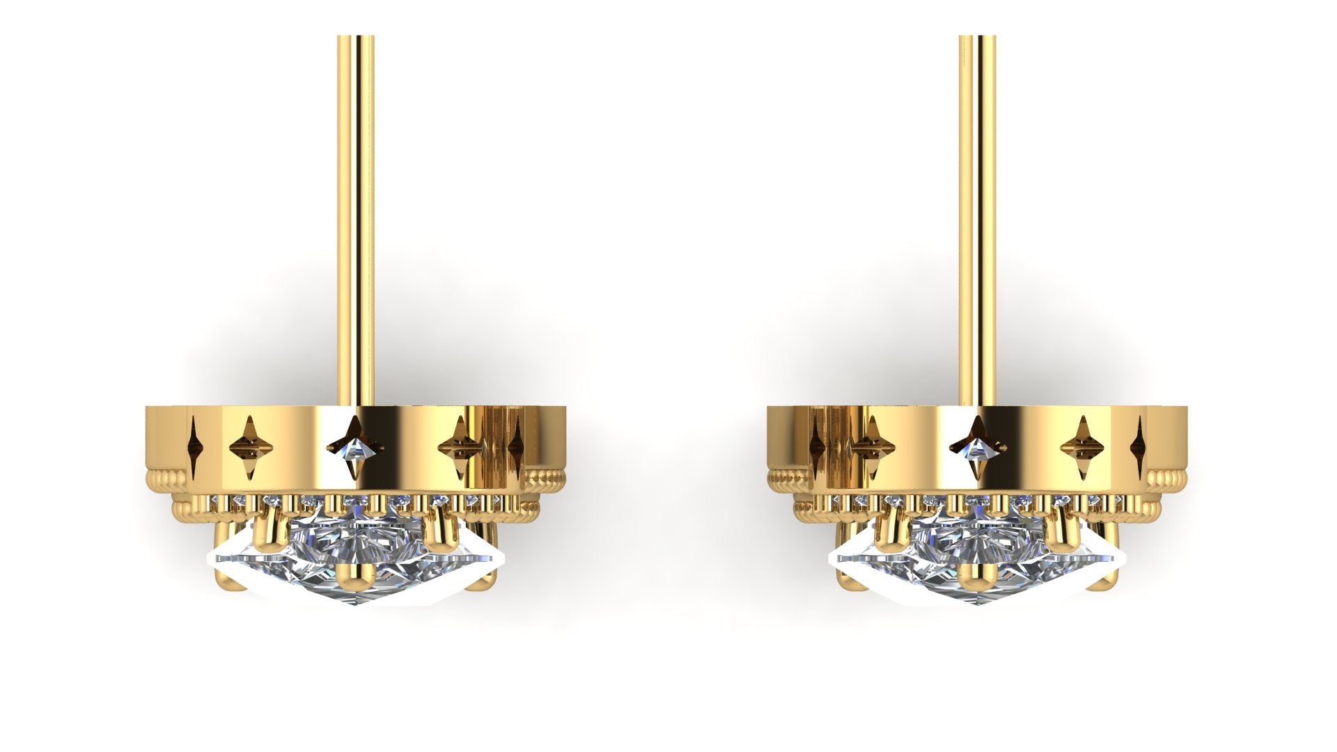 Aretes de diamantes - Martina