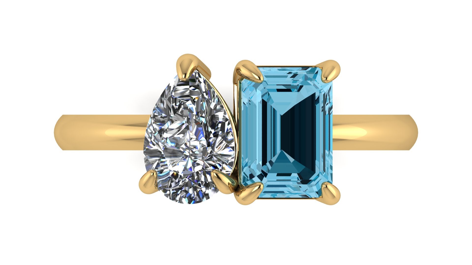 Anillo Toi et moi - Iris