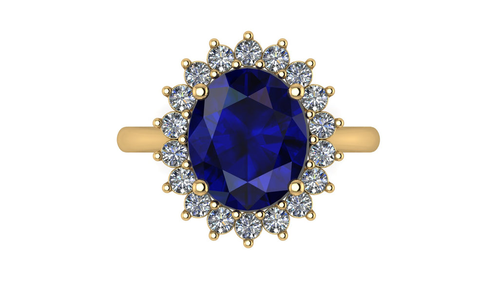 Anillo de compromiso clasico Lady Di