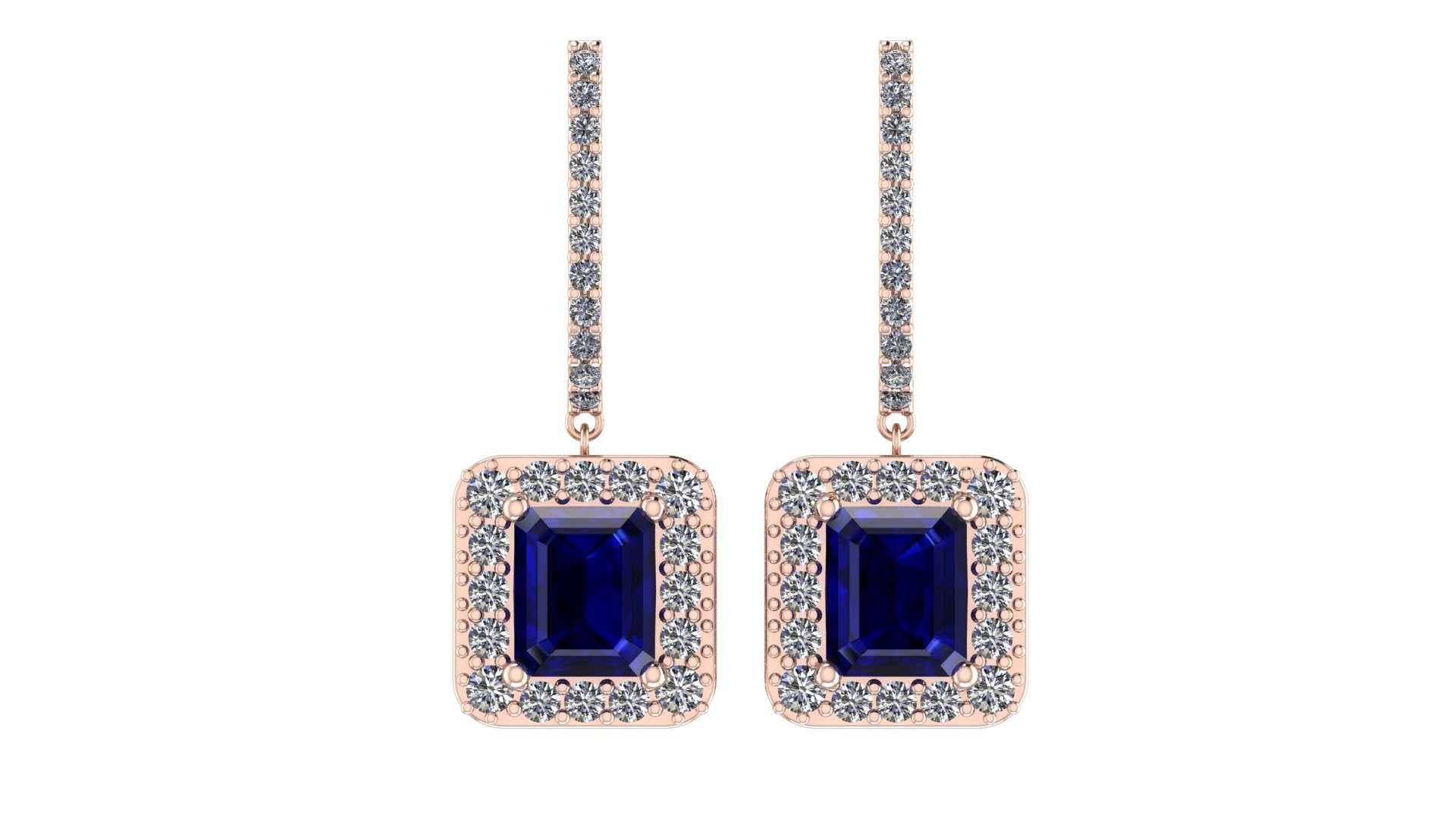 Aretes de diamante - Ximena