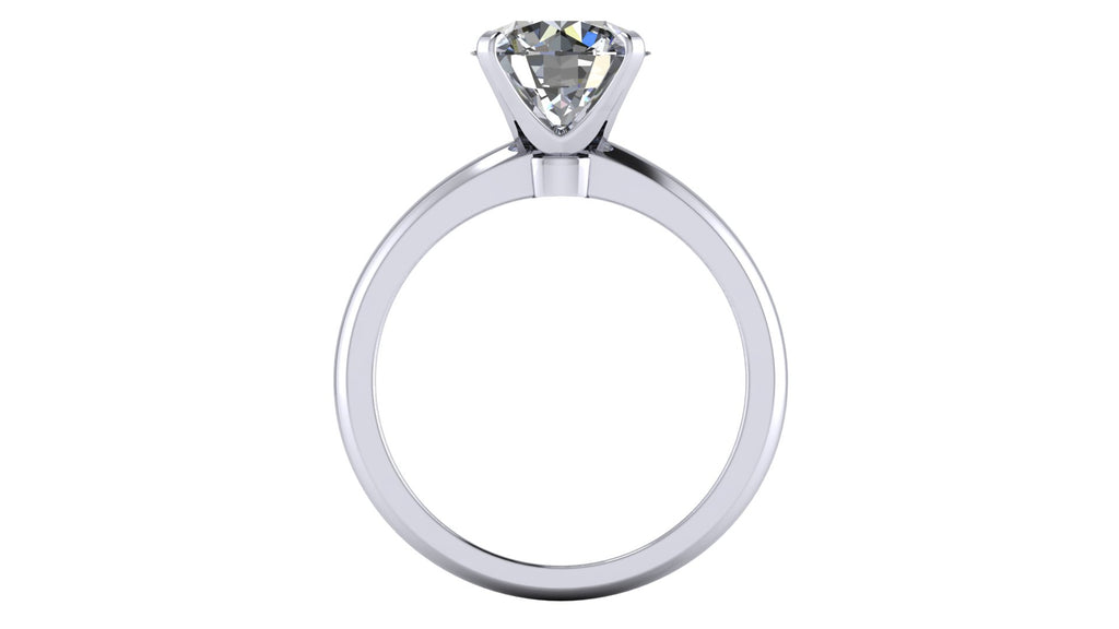 Anillo de compromiso solitario redondo -  Maximiliano