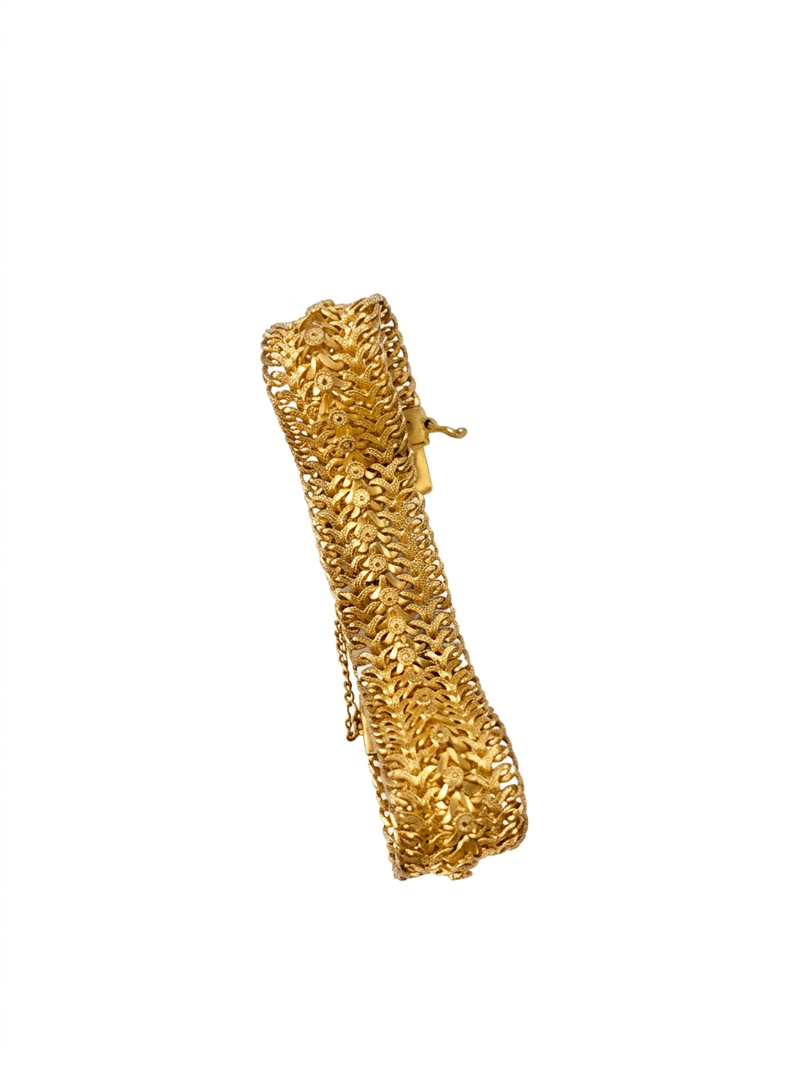 Pulsera Tejida Ancha