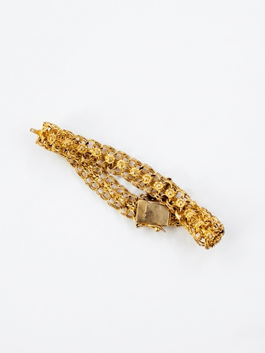 Pulsera Tejida Delgada