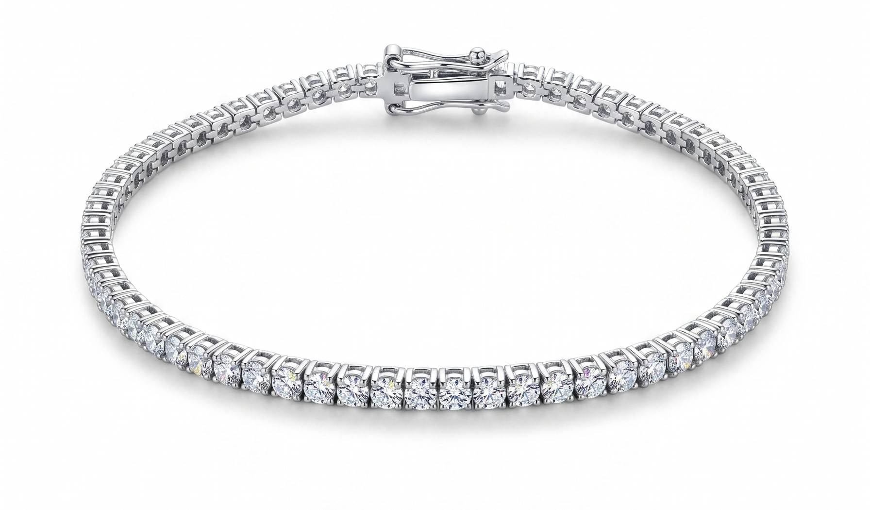 Pulsera Tennis de  2.00 ct de Diamantes Naturales