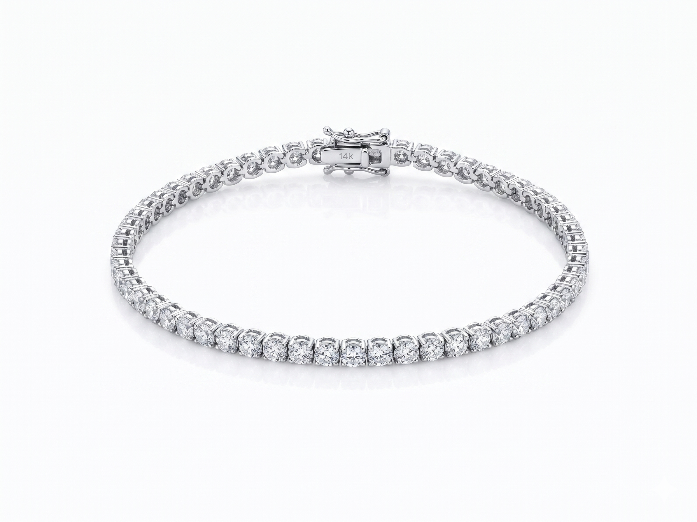 Pulsera Tennis de 3.00 ct de Diamantes de Laboratorio
