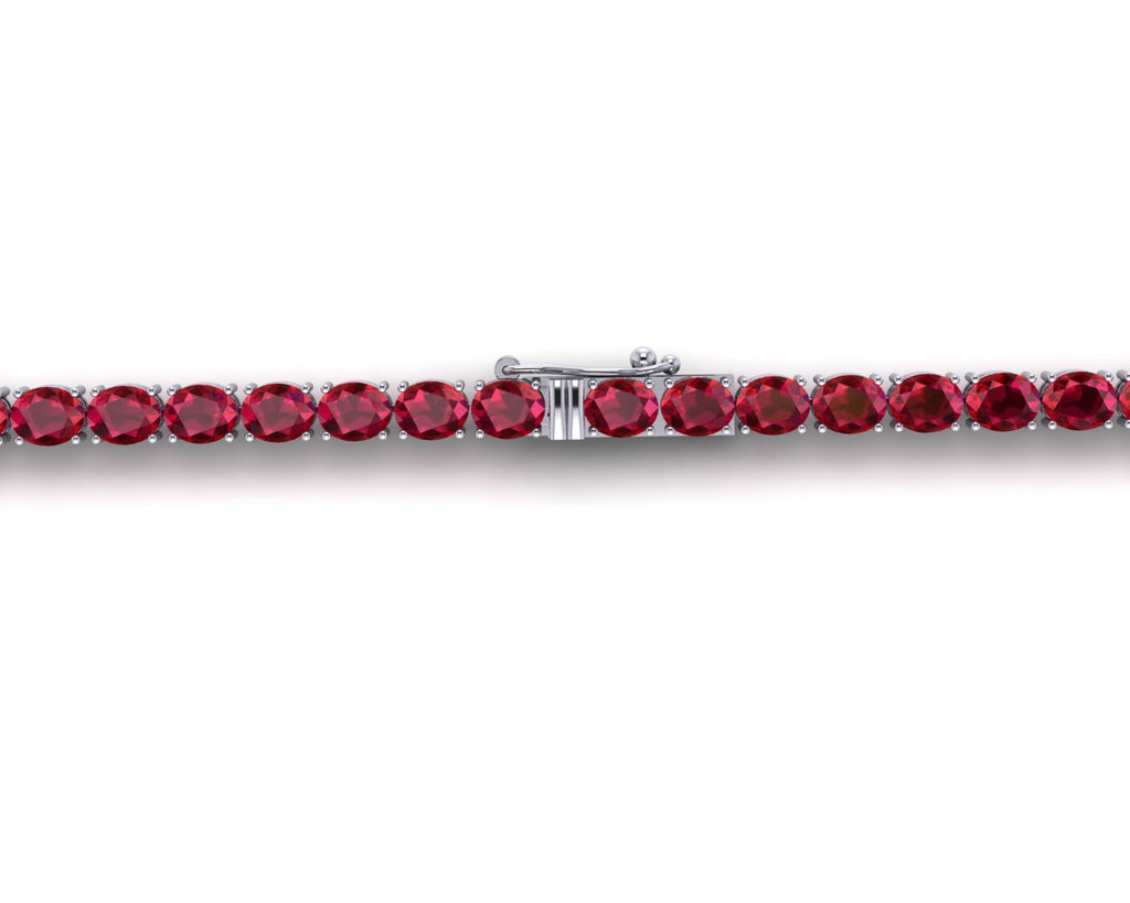 Pulsera Tennis de rubíes - Cloe